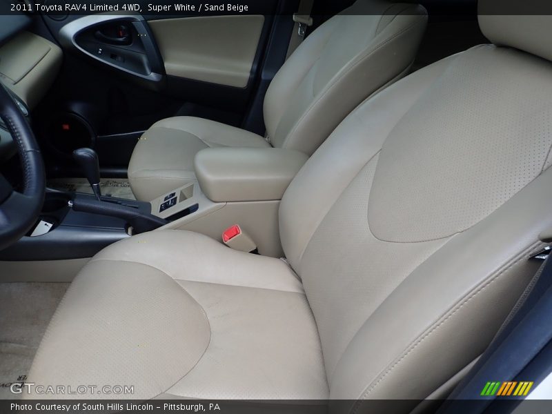 Super White / Sand Beige 2011 Toyota RAV4 Limited 4WD