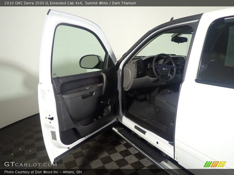 Summit White / Dark Titanium 2010 GMC Sierra 1500 SL Extended Cab 4x4
