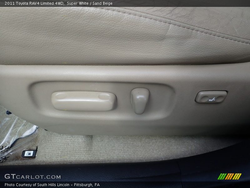 Super White / Sand Beige 2011 Toyota RAV4 Limited 4WD