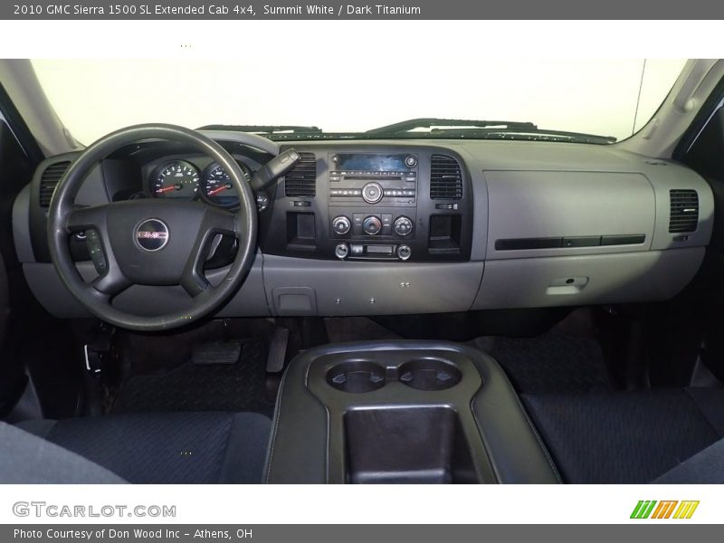 Summit White / Dark Titanium 2010 GMC Sierra 1500 SL Extended Cab 4x4