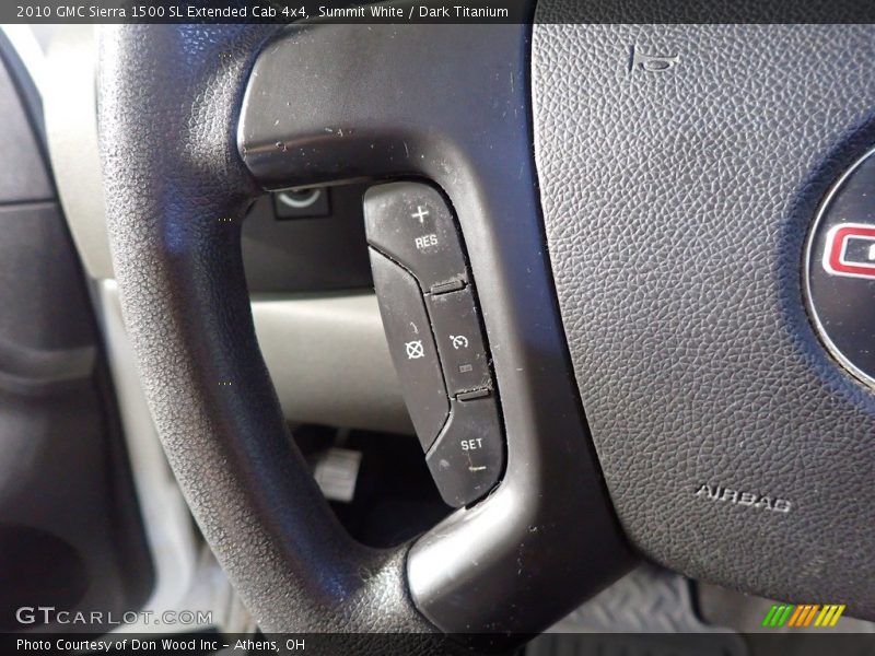 Summit White / Dark Titanium 2010 GMC Sierra 1500 SL Extended Cab 4x4