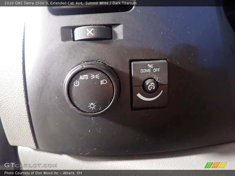 Summit White / Dark Titanium 2010 GMC Sierra 1500 SL Extended Cab 4x4
