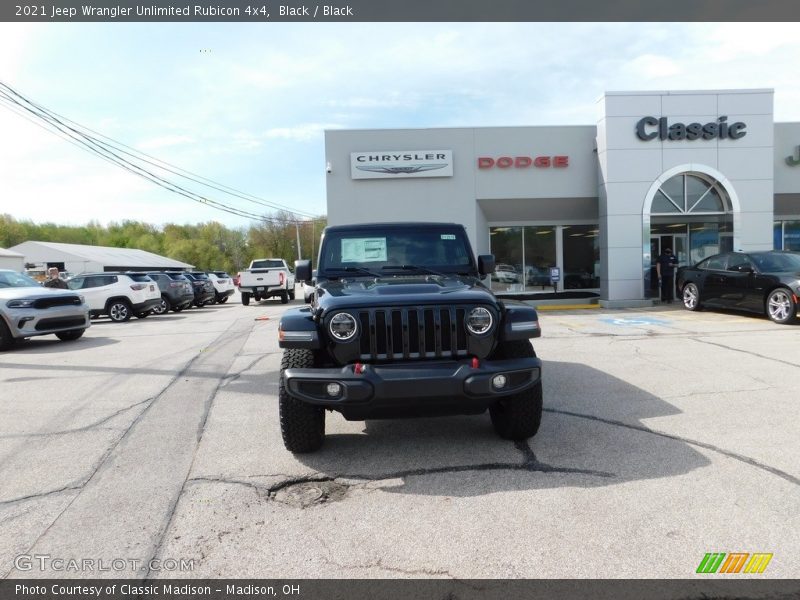 Black / Black 2021 Jeep Wrangler Unlimited Rubicon 4x4