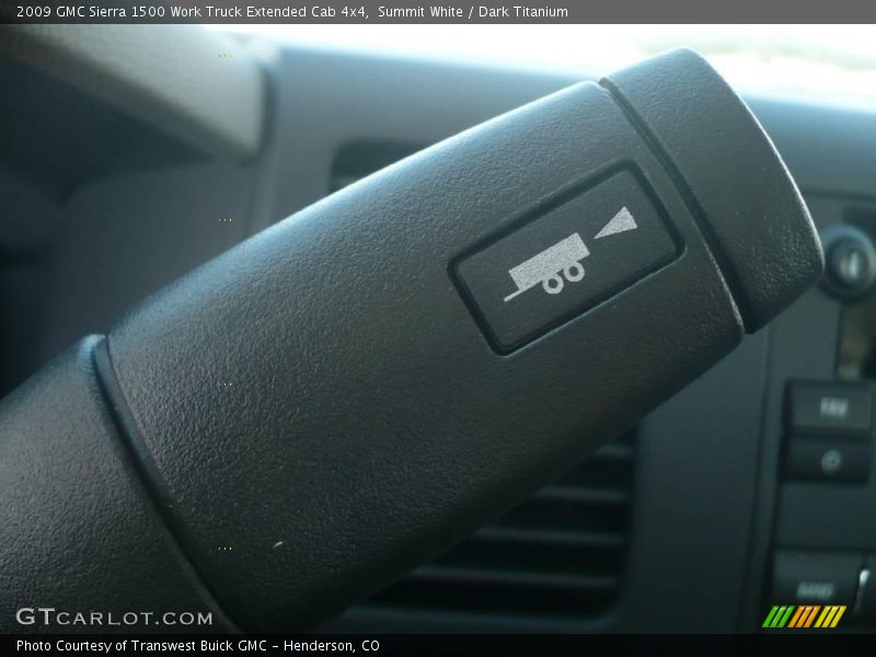 Summit White / Dark Titanium 2009 GMC Sierra 1500 Work Truck Extended Cab 4x4