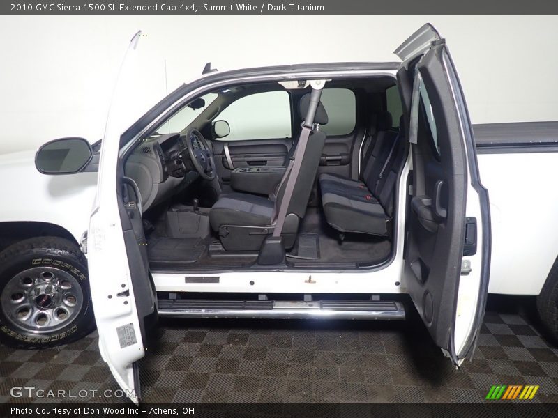 Summit White / Dark Titanium 2010 GMC Sierra 1500 SL Extended Cab 4x4