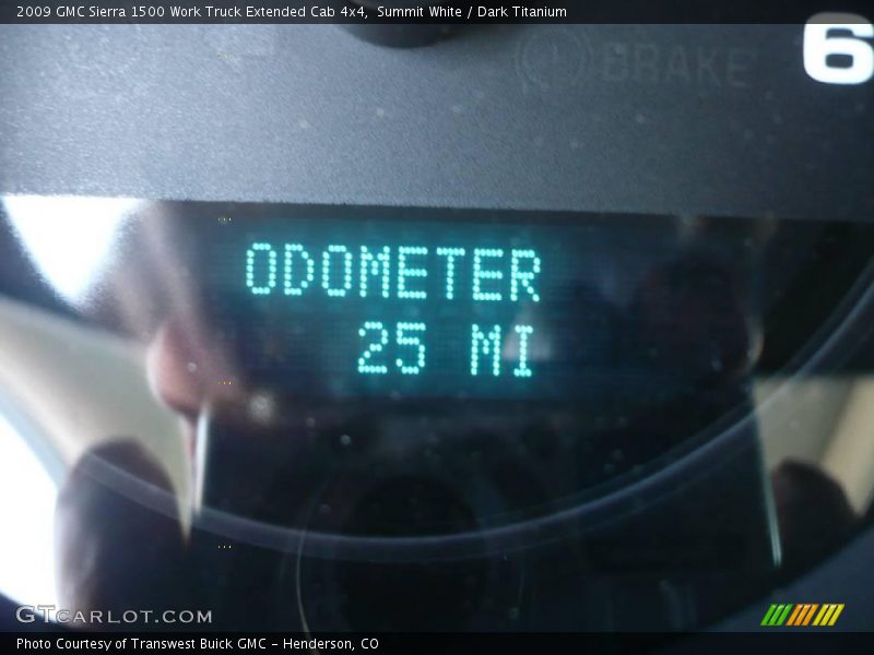 Summit White / Dark Titanium 2009 GMC Sierra 1500 Work Truck Extended Cab 4x4