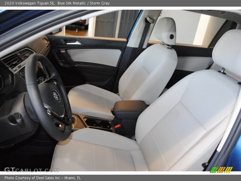 Blue Silk Metallic / Storm Gray 2020 Volkswagen Tiguan SE