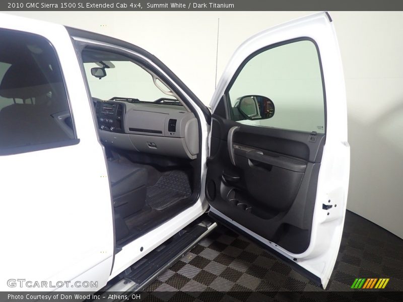 Summit White / Dark Titanium 2010 GMC Sierra 1500 SL Extended Cab 4x4