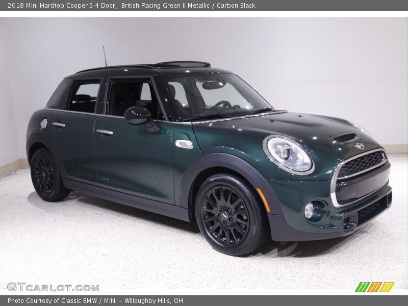 British Racing Green II Metallic / Carbon Black 2018 Mini Hardtop Cooper S 4 Door