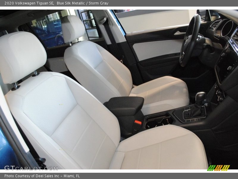 Blue Silk Metallic / Storm Gray 2020 Volkswagen Tiguan SE