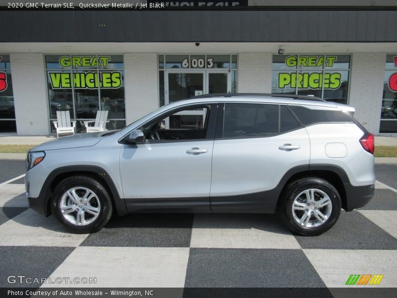 Quicksilver Metallic / Jet Black 2020 GMC Terrain SLE