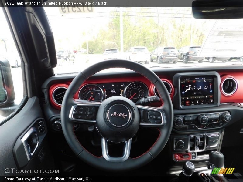 Black / Black 2021 Jeep Wrangler Unlimited Rubicon 4x4