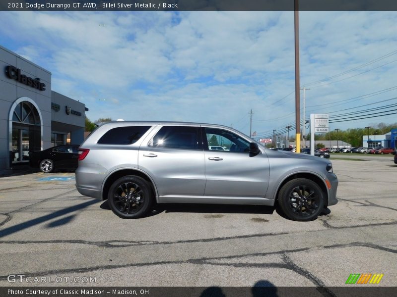 Billet Silver Metallic / Black 2021 Dodge Durango GT AWD