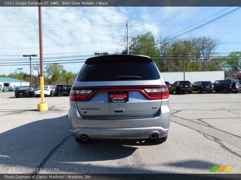 Billet Silver Metallic / Black 2021 Dodge Durango GT AWD