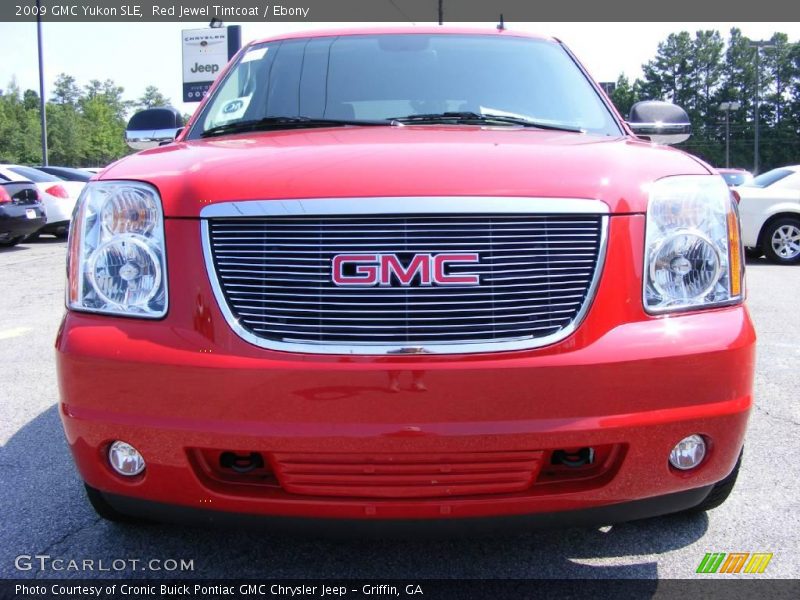 Red Jewel Tintcoat / Ebony 2009 GMC Yukon SLE