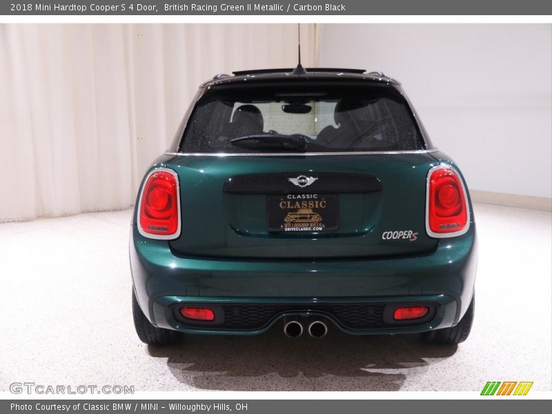 British Racing Green II Metallic / Carbon Black 2018 Mini Hardtop Cooper S 4 Door