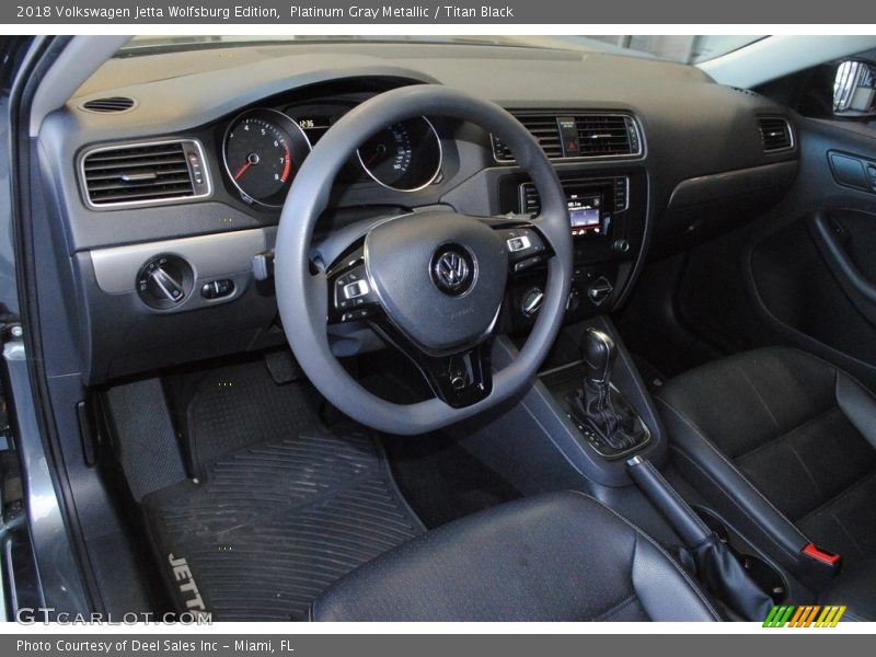 Platinum Gray Metallic / Titan Black 2018 Volkswagen Jetta Wolfsburg Edition