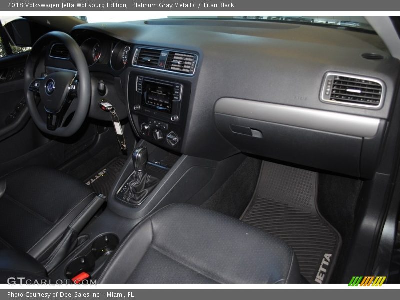 Platinum Gray Metallic / Titan Black 2018 Volkswagen Jetta Wolfsburg Edition