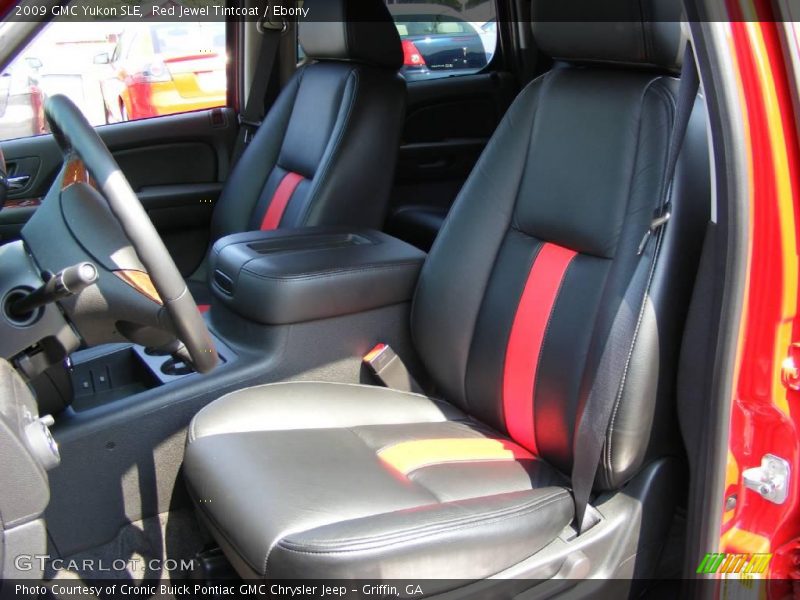 Red Jewel Tintcoat / Ebony 2009 GMC Yukon SLE