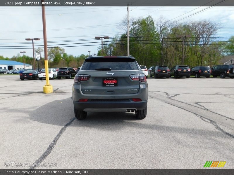 Sting-Gray / Black 2021 Jeep Compass Limited 4x4