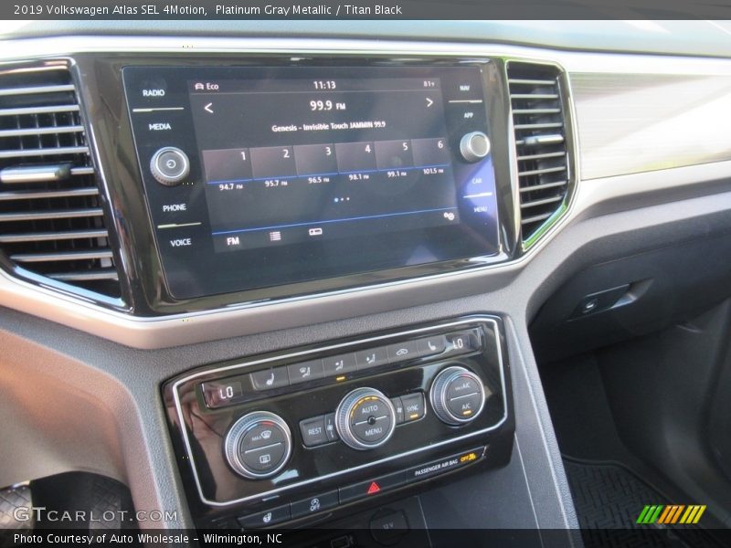 Platinum Gray Metallic / Titan Black 2019 Volkswagen Atlas SEL 4Motion