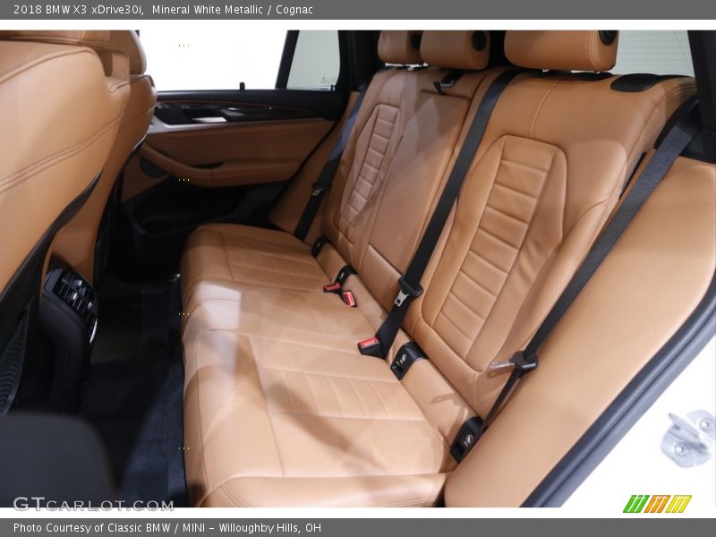 Mineral White Metallic / Cognac 2018 BMW X3 xDrive30i