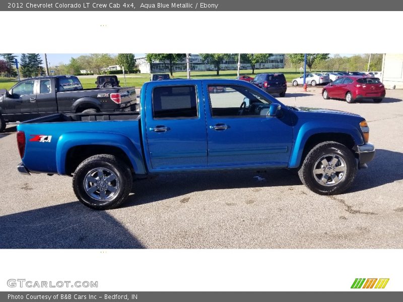 Aqua Blue Metallic / Ebony 2012 Chevrolet Colorado LT Crew Cab 4x4
