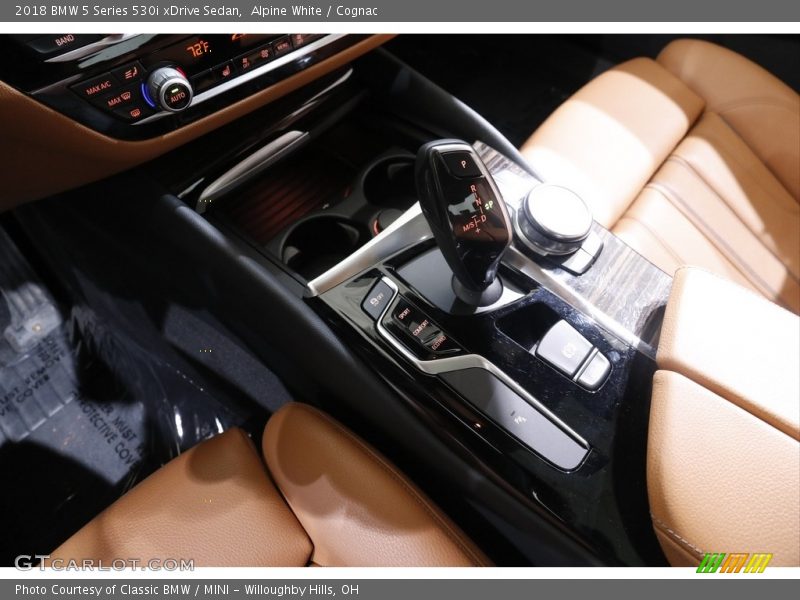 Alpine White / Cognac 2018 BMW 5 Series 530i xDrive Sedan