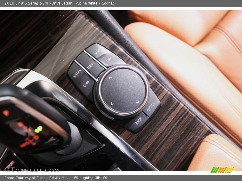 Alpine White / Cognac 2018 BMW 5 Series 530i xDrive Sedan