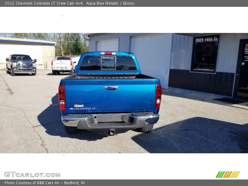 Aqua Blue Metallic / Ebony 2012 Chevrolet Colorado LT Crew Cab 4x4
