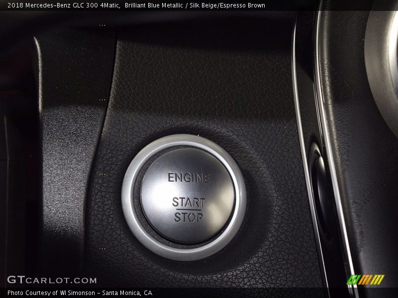 Brilliant Blue Metallic / Silk Beige/Espresso Brown 2018 Mercedes-Benz GLC 300 4Matic