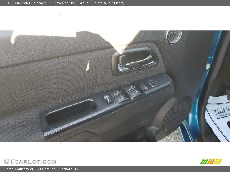 Aqua Blue Metallic / Ebony 2012 Chevrolet Colorado LT Crew Cab 4x4