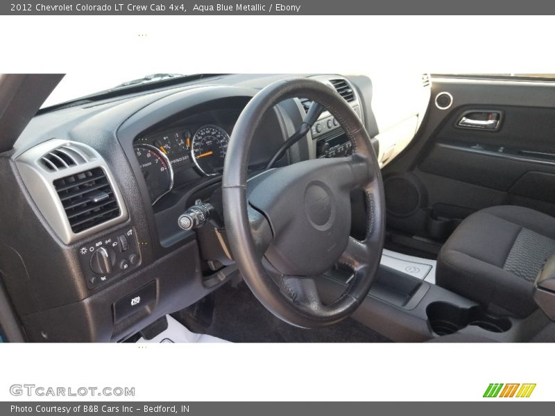 Aqua Blue Metallic / Ebony 2012 Chevrolet Colorado LT Crew Cab 4x4