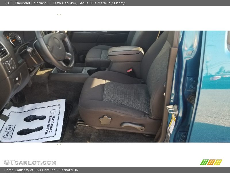Aqua Blue Metallic / Ebony 2012 Chevrolet Colorado LT Crew Cab 4x4