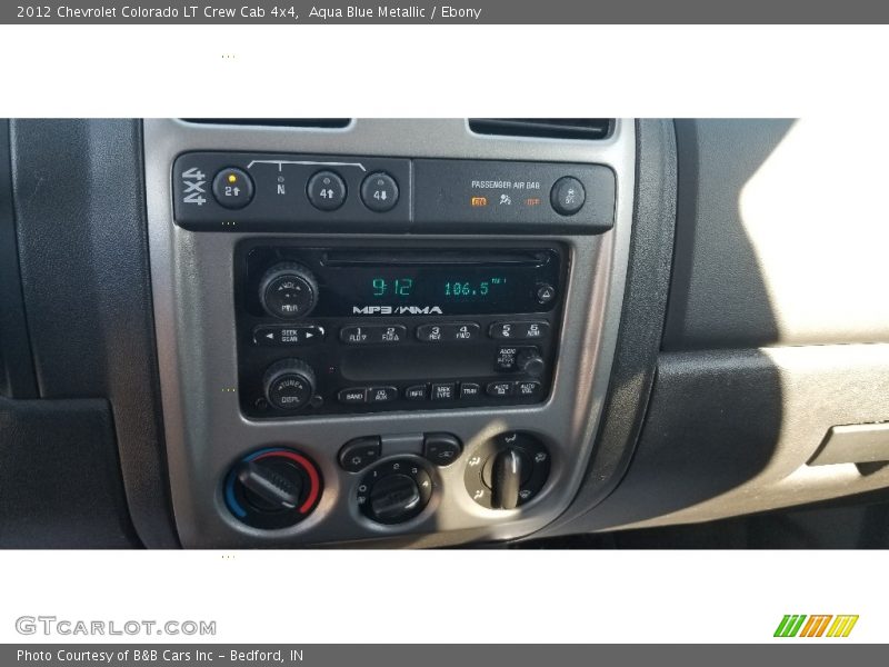 Aqua Blue Metallic / Ebony 2012 Chevrolet Colorado LT Crew Cab 4x4
