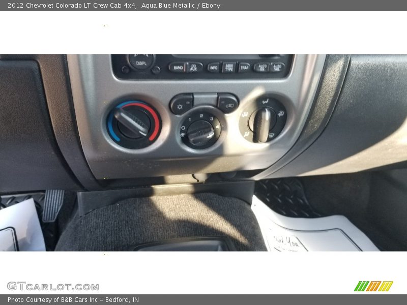 Aqua Blue Metallic / Ebony 2012 Chevrolet Colorado LT Crew Cab 4x4