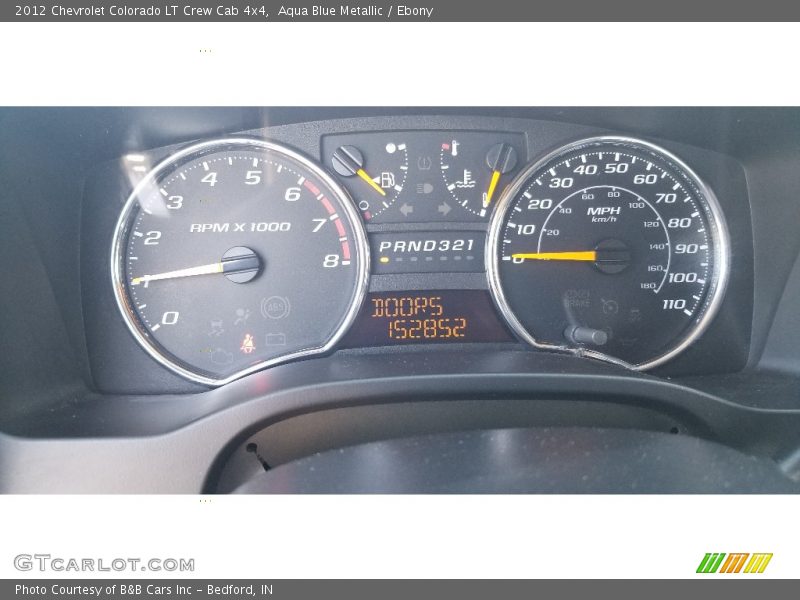 Aqua Blue Metallic / Ebony 2012 Chevrolet Colorado LT Crew Cab 4x4