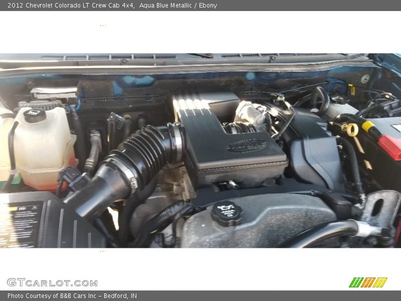 Aqua Blue Metallic / Ebony 2012 Chevrolet Colorado LT Crew Cab 4x4