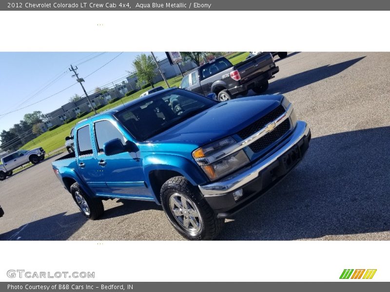 Aqua Blue Metallic / Ebony 2012 Chevrolet Colorado LT Crew Cab 4x4