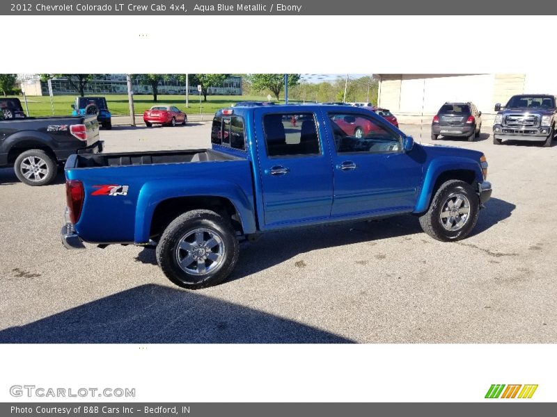 Aqua Blue Metallic / Ebony 2012 Chevrolet Colorado LT Crew Cab 4x4