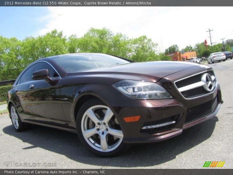 Cuprite Brown Metallic / Almond/Mocha 2012 Mercedes-Benz CLS 550 4Matic Coupe