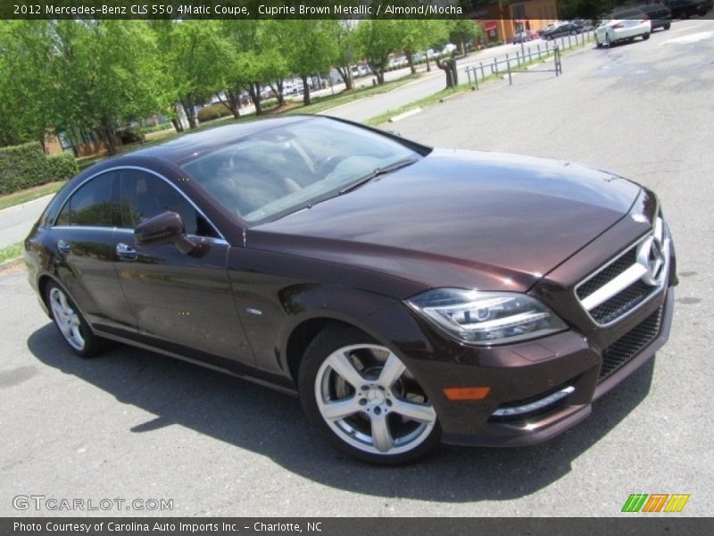 Cuprite Brown Metallic / Almond/Mocha 2012 Mercedes-Benz CLS 550 4Matic Coupe