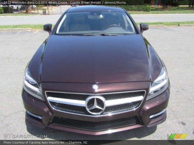 Cuprite Brown Metallic / Almond/Mocha 2012 Mercedes-Benz CLS 550 4Matic Coupe