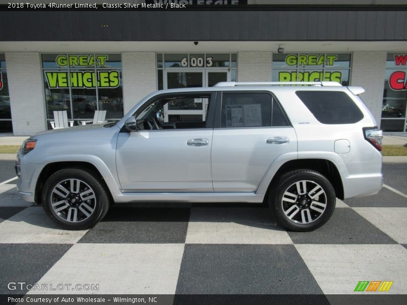 Classic Silver Metallic / Black 2018 Toyota 4Runner Limited