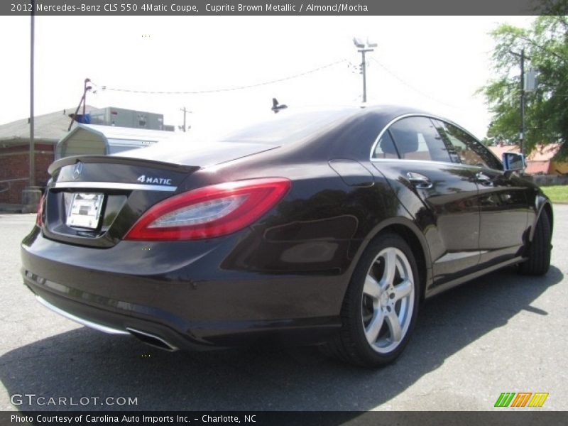 Cuprite Brown Metallic / Almond/Mocha 2012 Mercedes-Benz CLS 550 4Matic Coupe