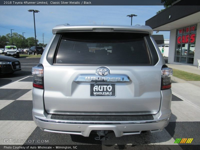 Classic Silver Metallic / Black 2018 Toyota 4Runner Limited