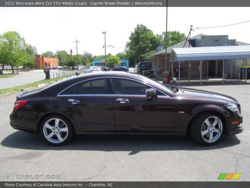 Cuprite Brown Metallic / Almond/Mocha 2012 Mercedes-Benz CLS 550 4Matic Coupe