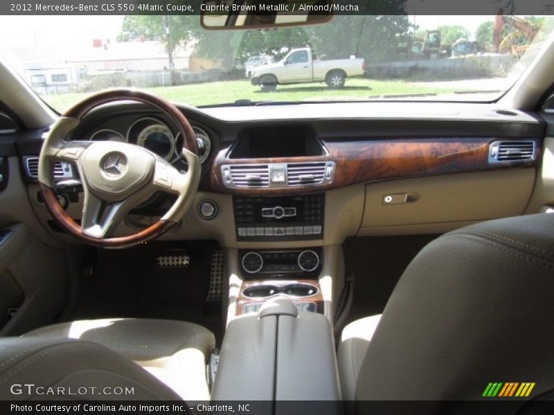 Cuprite Brown Metallic / Almond/Mocha 2012 Mercedes-Benz CLS 550 4Matic Coupe