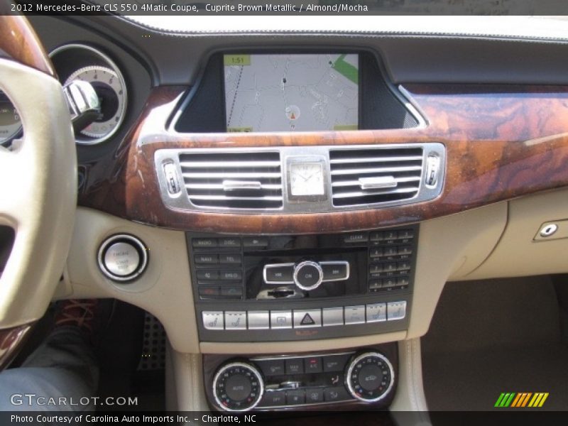 Cuprite Brown Metallic / Almond/Mocha 2012 Mercedes-Benz CLS 550 4Matic Coupe