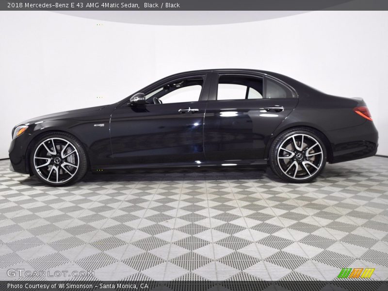 Black / Black 2018 Mercedes-Benz E 43 AMG 4Matic Sedan